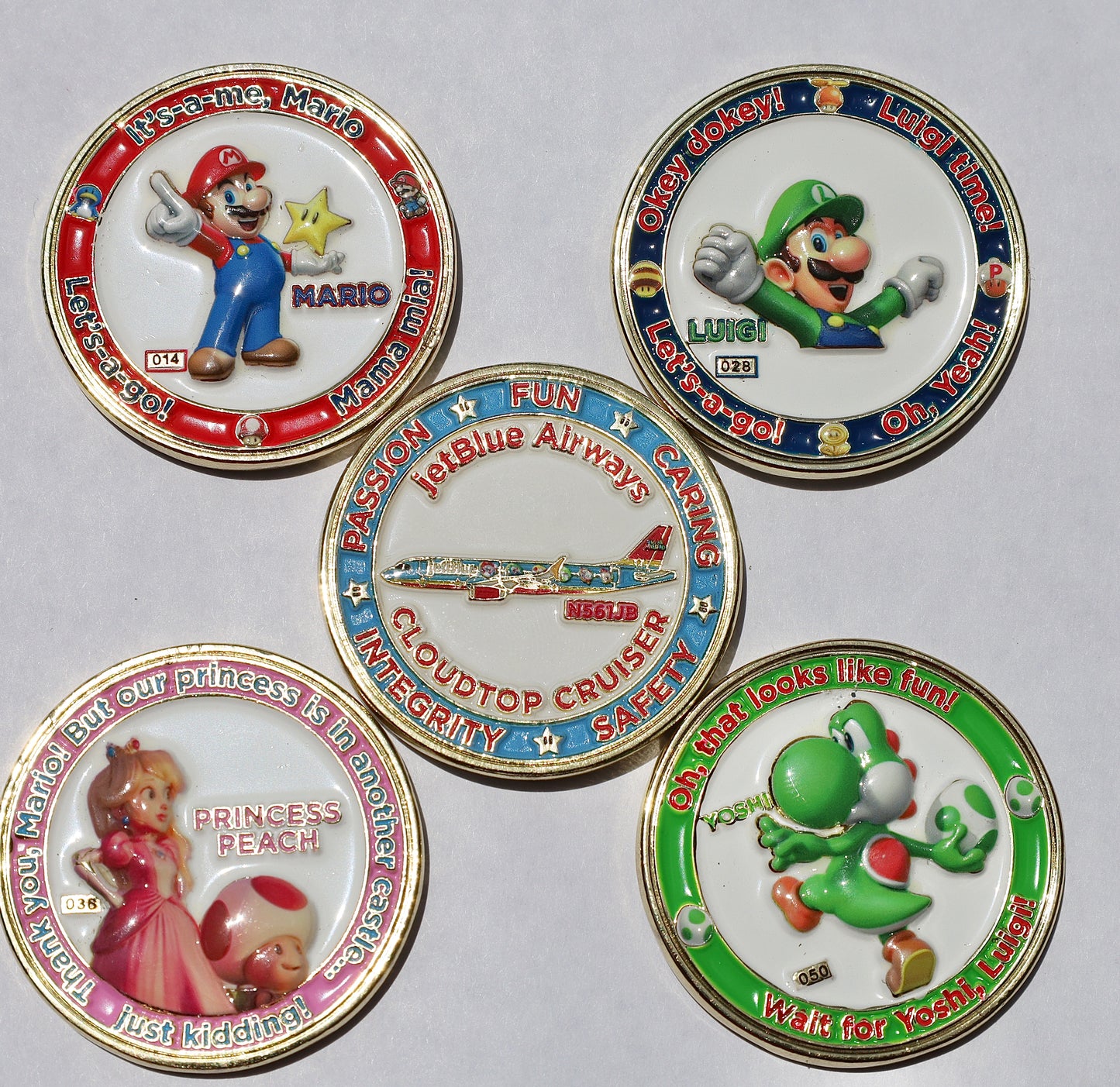 Limited Edition Luigi Coin N561JB