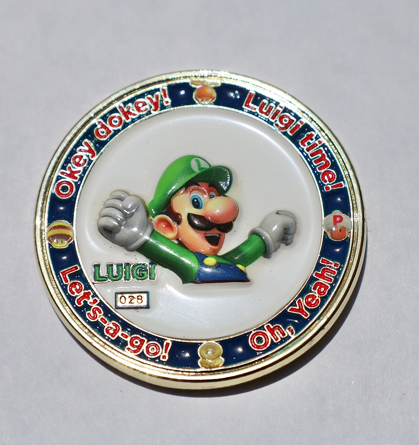 Limited Edition Luigi Coin N561JB