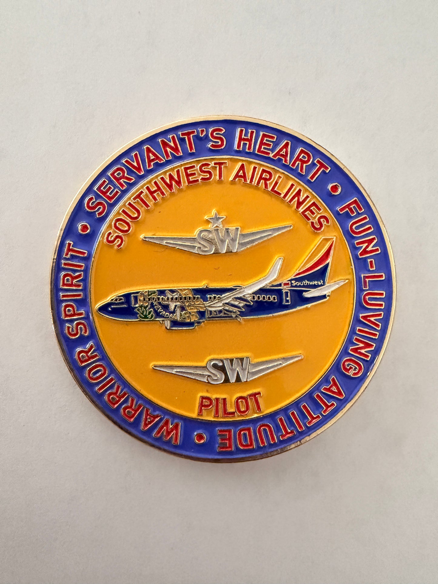 SouthWest LAS Pilot Challenge Coin