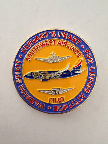 SouthWest LAS Pilot Challenge Coin