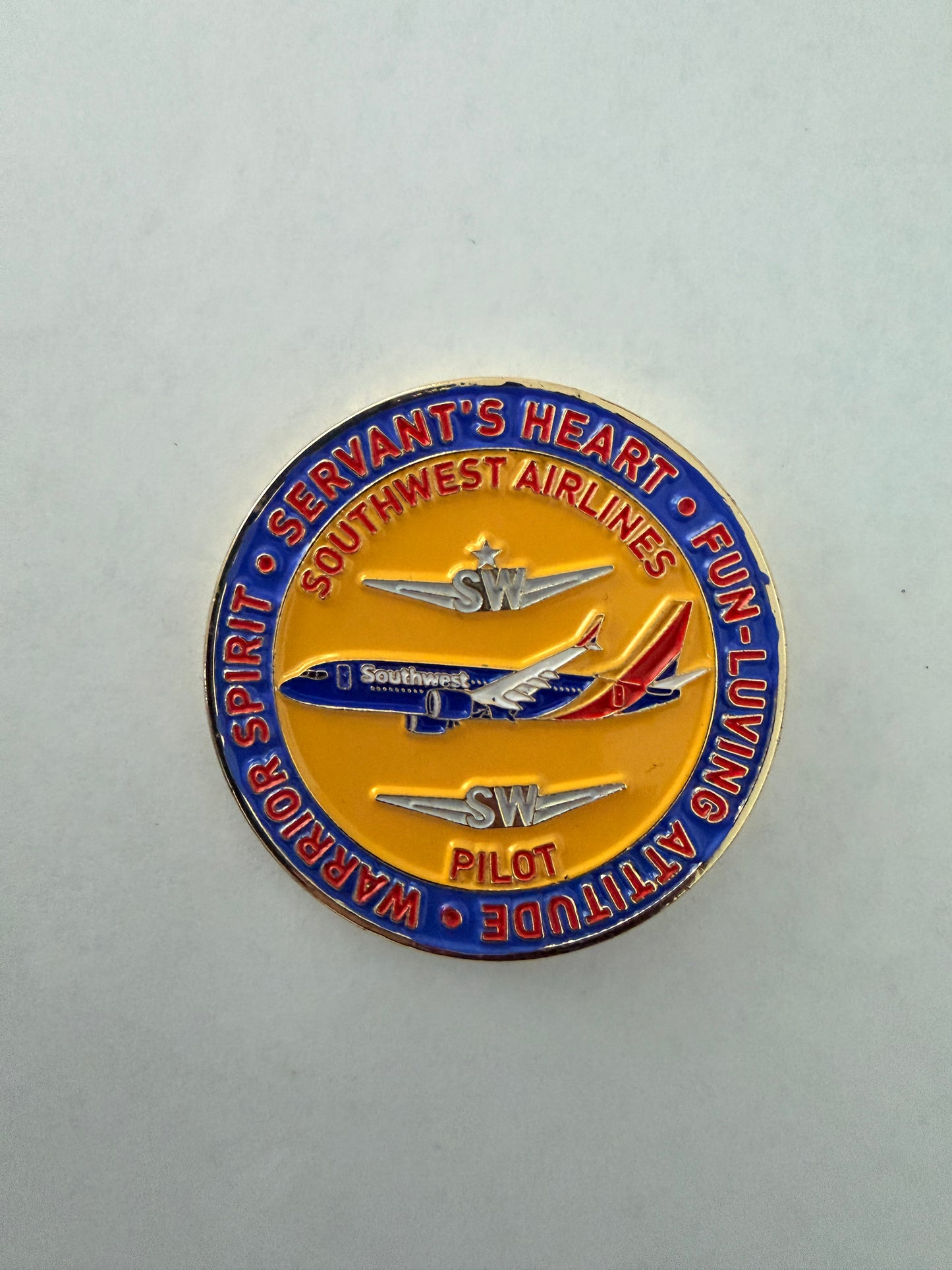 SouthWest ATL Pilot Challenge Coin