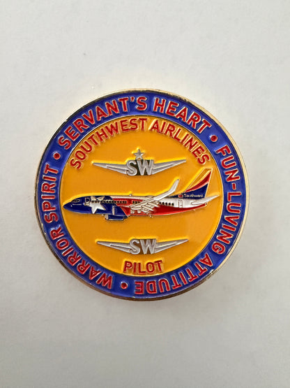 SouthWest DAL Pilot Challenge Coin