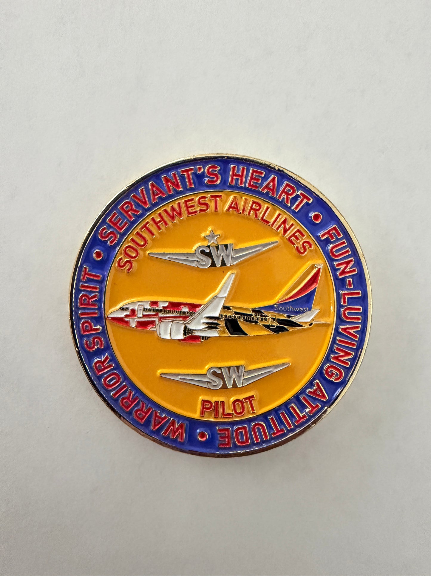SouthWest BWI Pilot Challenge Coin