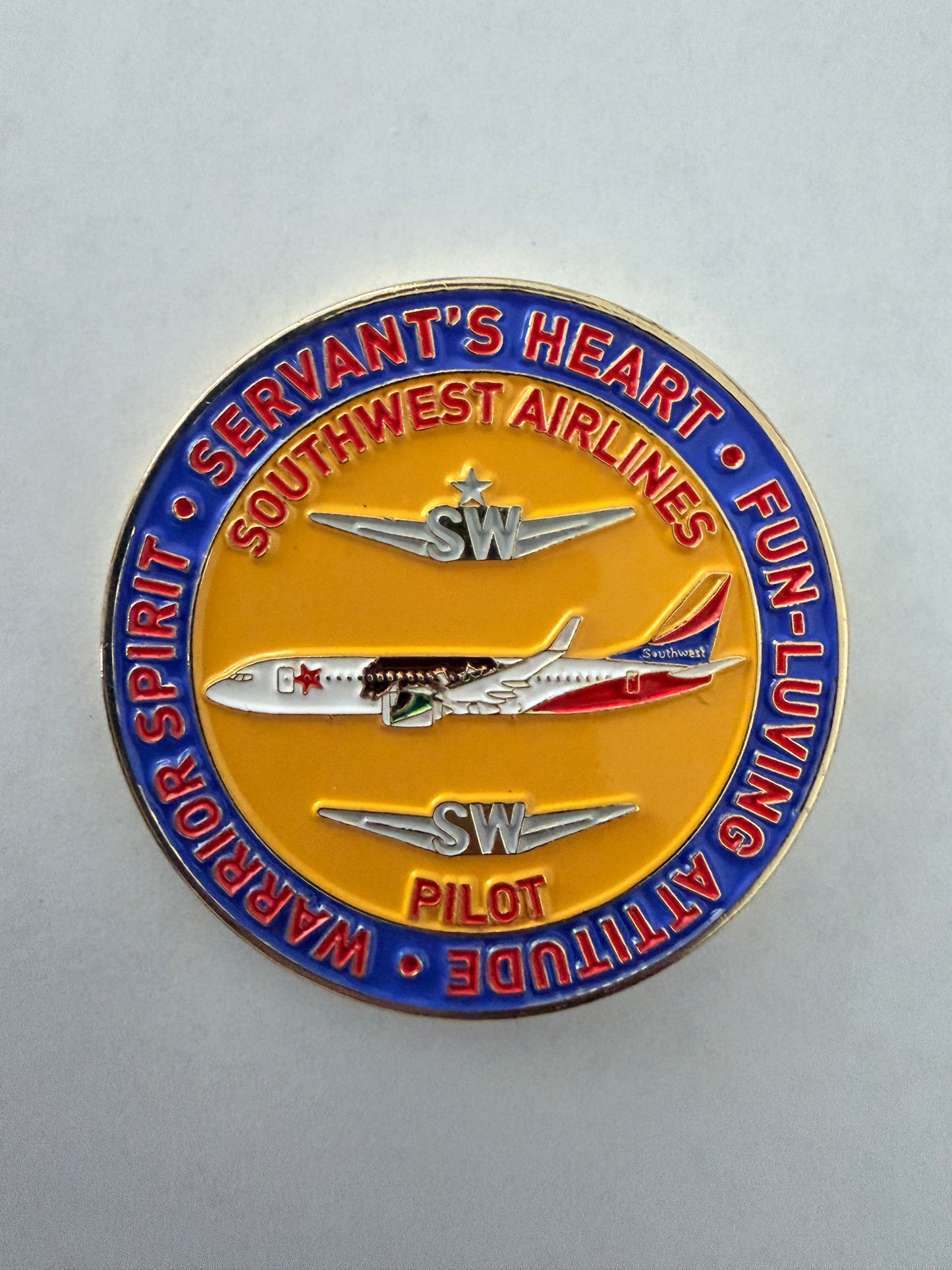 SouthWest OAK Pilot Challenge Coin