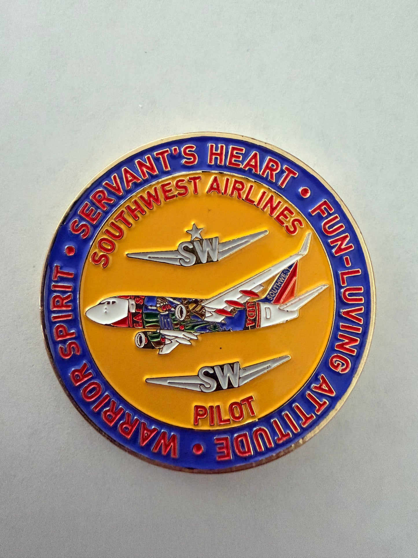 SouthWest MCO Pilot Challenge Coin