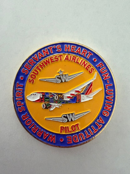 SouthWest MCO Pilot Challenge Coin