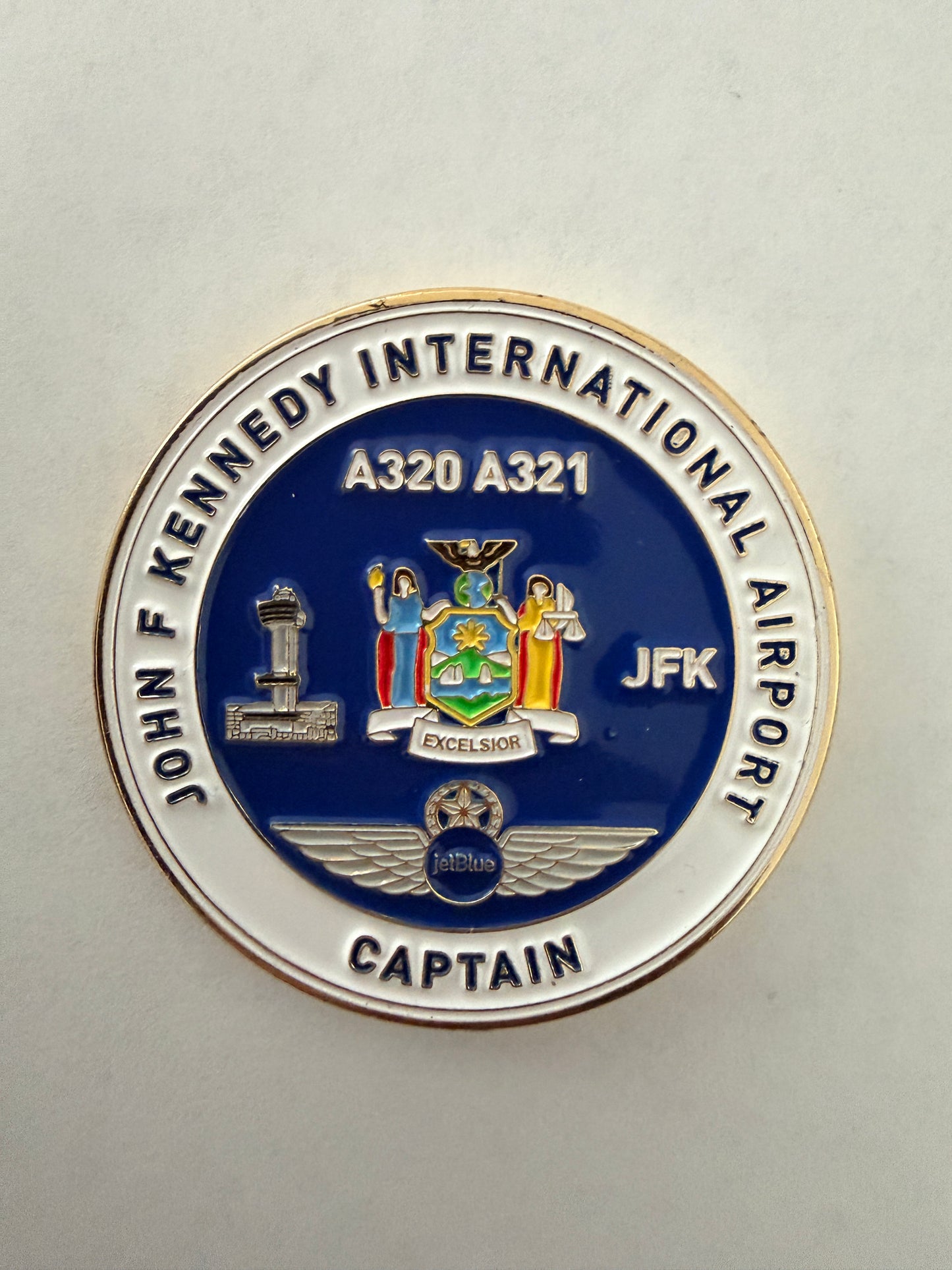 JetBlue JFK A320 Captain Challenge Coin
