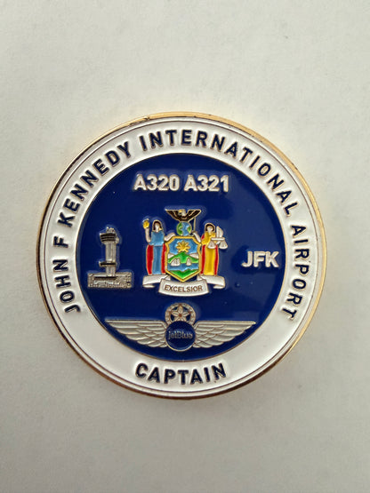 JetBlue JFK A320 Captain Challenge Coin