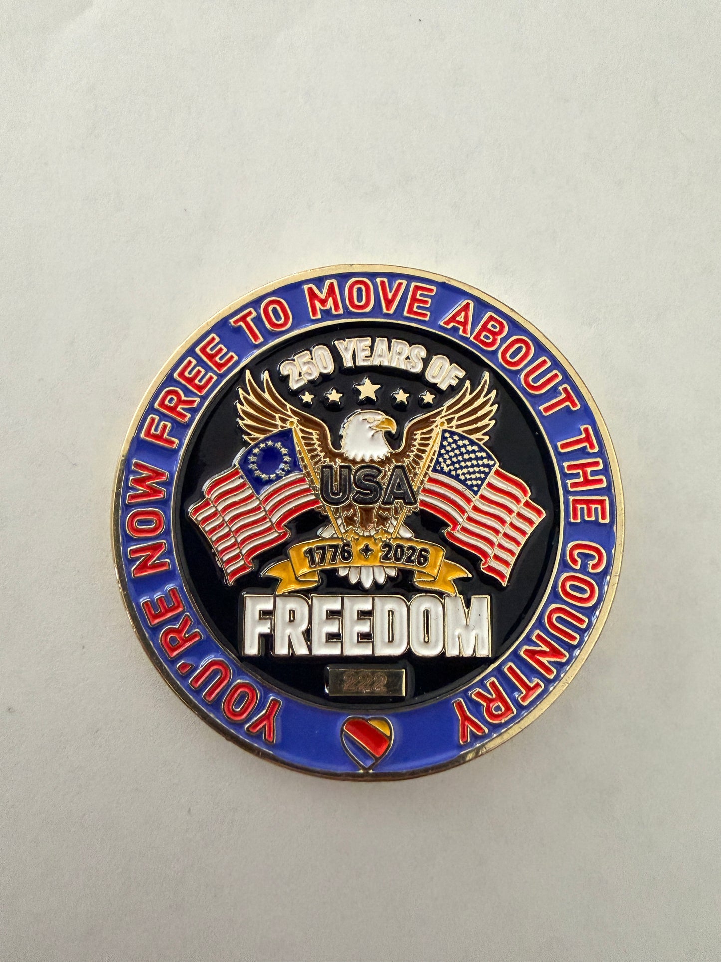 SouthWest Independence Pilot Challenge Coin