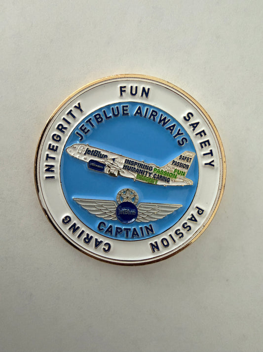 JetBlue FLL A320 Captain Challenge Coin