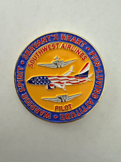 SouthWest Freedom One Pilot Challenge Coin