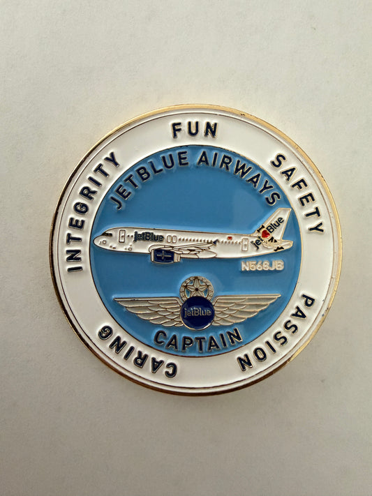 JetBlue JFK A320 Captain Challenge Coin