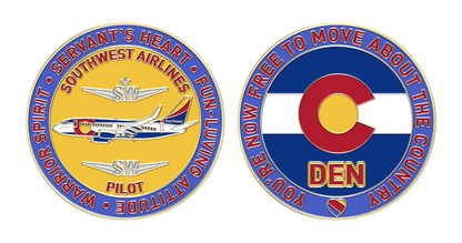 SouthWest DEN Pilot Challenge Coin
