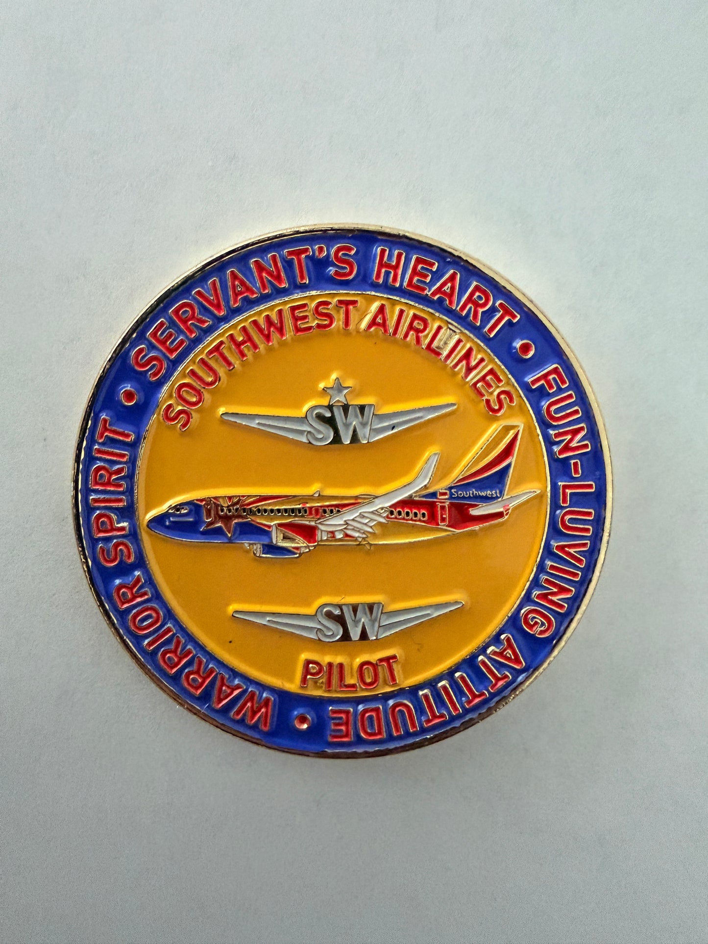 SouthWest PHX Pilot Challenge Coin