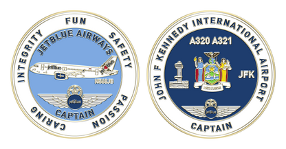 JetBlue JFK A320 Captain Challenge Coin