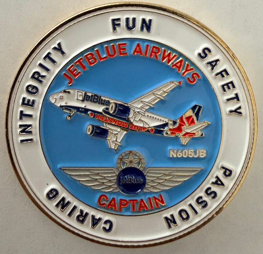 JetBlue BOS A320 Captain Challenge Coin