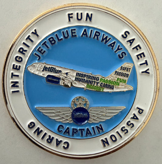 JetBlue FLL A320 Captain Challenge Coin