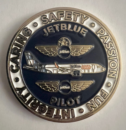 jetBlue Pilot Challenge Coin