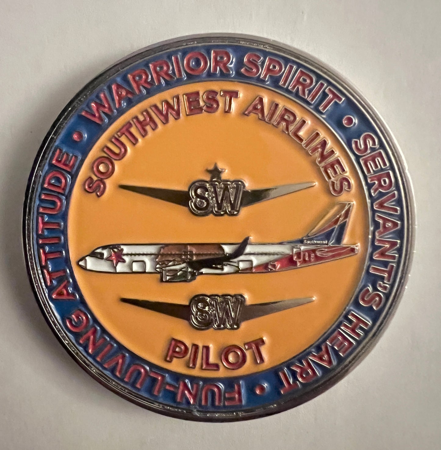 SouthWest Pilot Challenge Coin