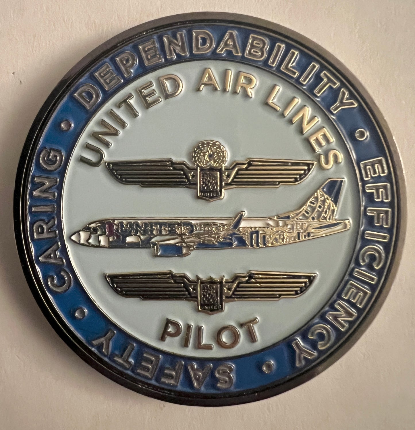 United Pilot Challenge Coin