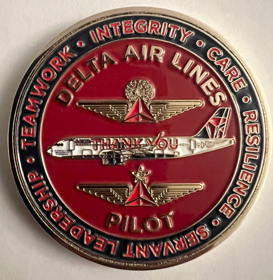 Delta Pilot Challenge Coin